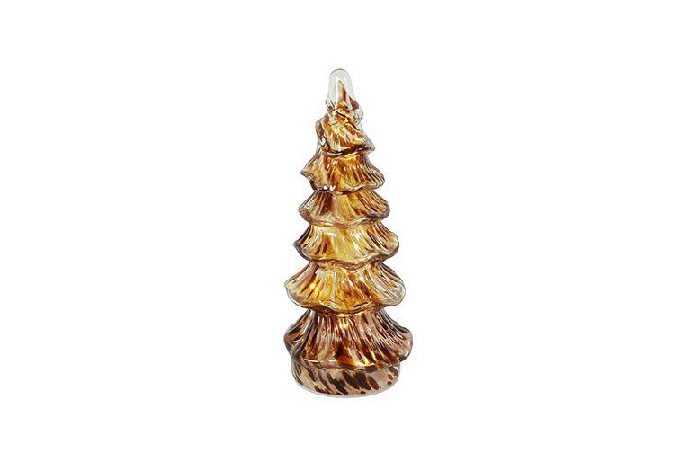 Dennebomen Norbert glas 11,511,5H25CM bruin
