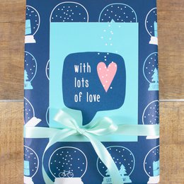 Geschenkpapier Let it snow!