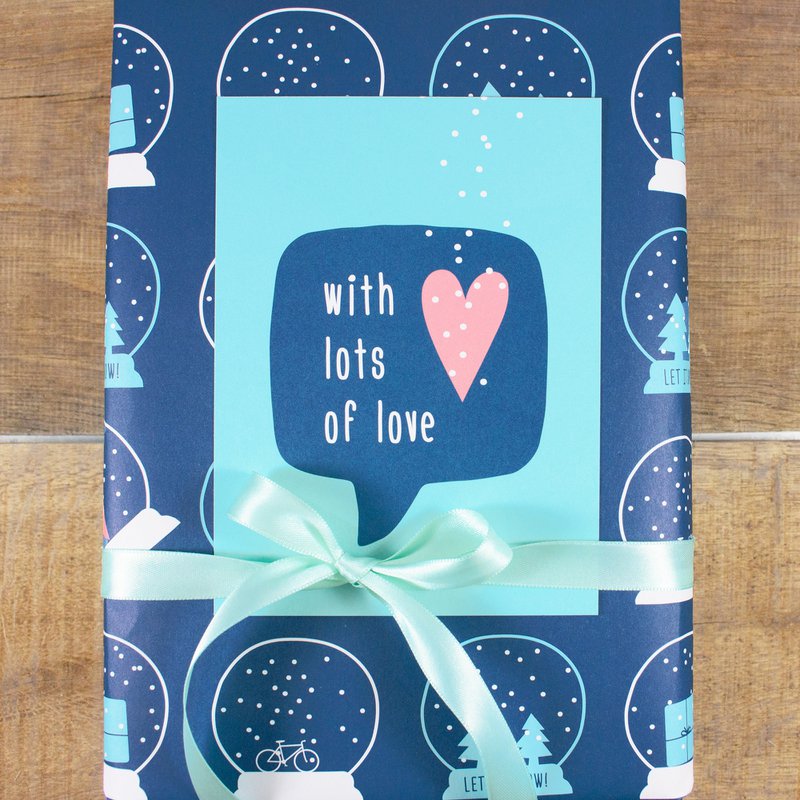 Geschenkpapier Let it snow!