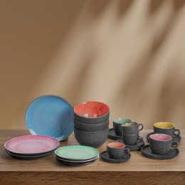 Teller Las Palmitas 6er Set 21-26 cm