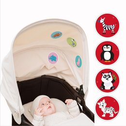 Contrast. Stickers made of high-quality acetate silk. For babies