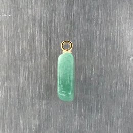 Colgante de piedra preciosa trapezoidal