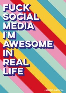 Quote fuck social media
