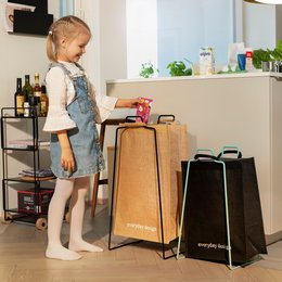 TURKU XL -genbrugsholder sort