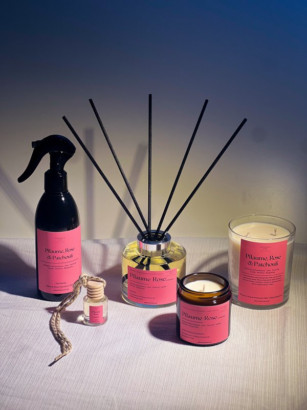 Raumspray Plum, Rose & Patchouli