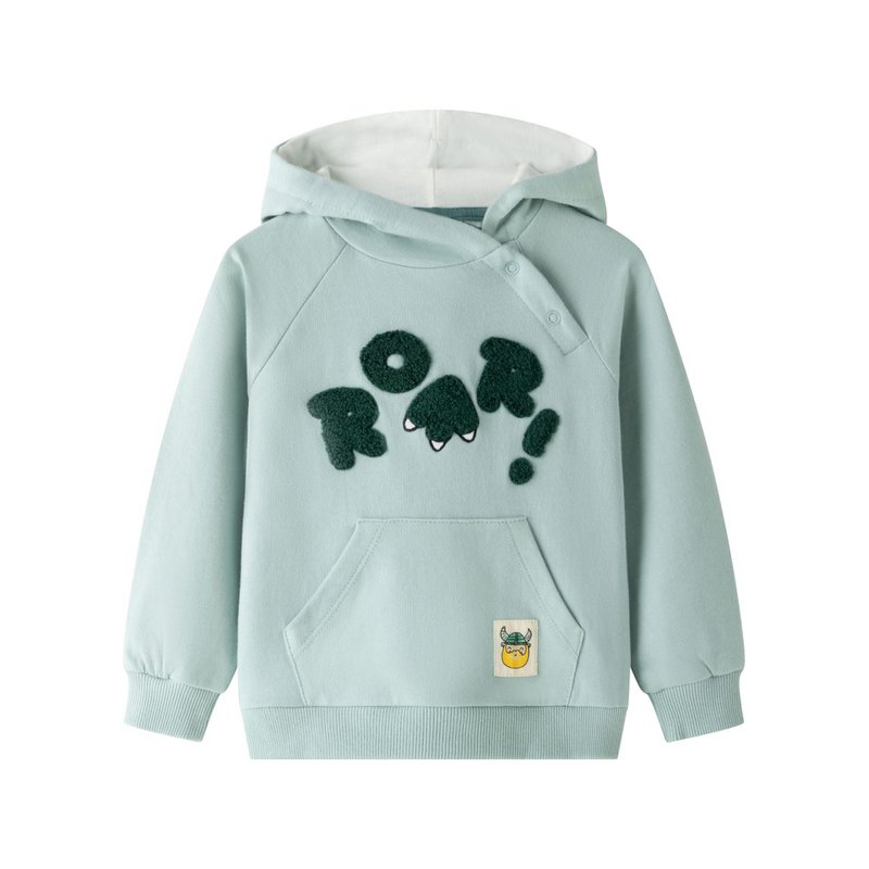 Bluza z kapturem z dzianiny frotte dla chłopca