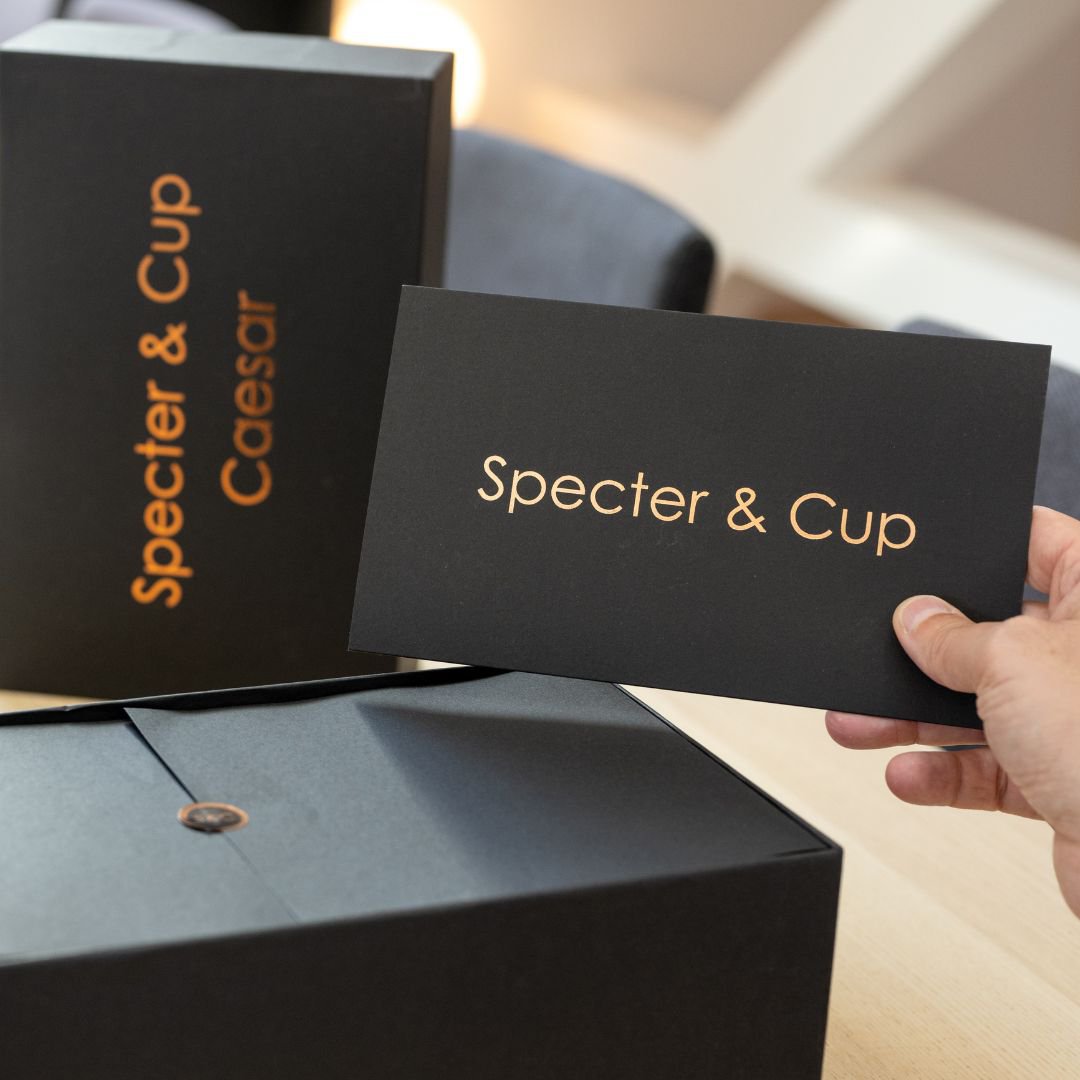 Kupferbecher-Set Caesar – 2x Cocktailbecher (gehämmert, römisch-geprägter Stil, 300 ml)
