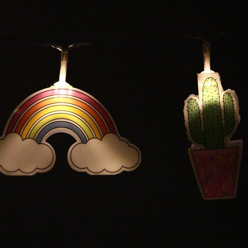 CACTUS/RAINBOW GARLAND HF