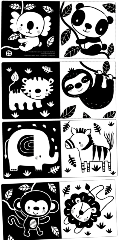 Fabric book - In the zoo