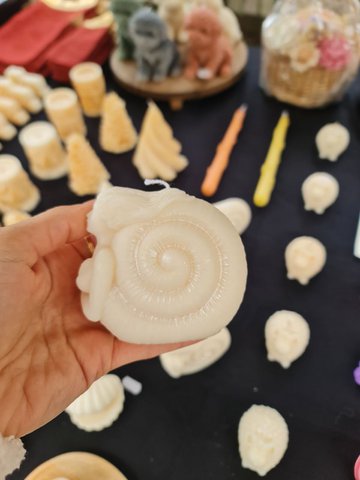 Shell Girl Kerze