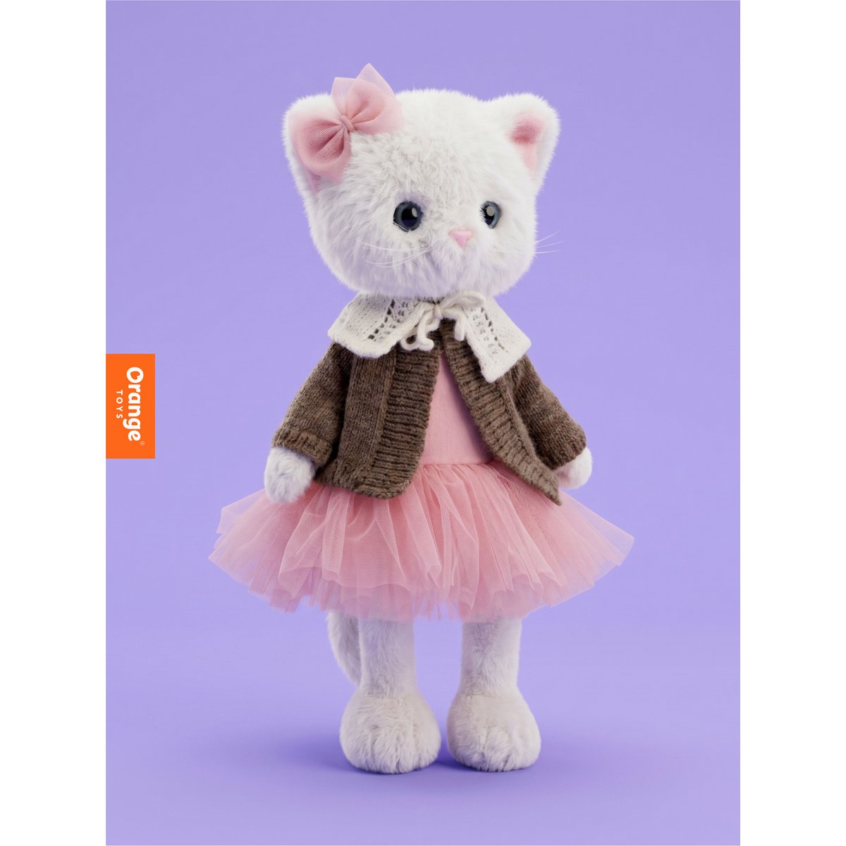 Blødt legetøj, Lucky Kitty, Lucky Sophie: Hyggeaften 38 cm