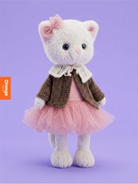 Blødt legetøj, Lucky Kitty, Lucky Sophie: Hyggeaften 38 cm