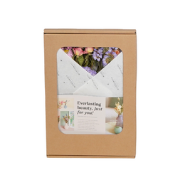 Giftbox - Dried Flowers in Letterbox - Pink