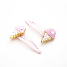 Duo Children's Premium Barrettes - Sparkle Petites Glaces D'amour