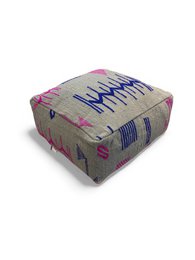 Vloerkussen - Colourful Line - Sage Edition I