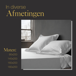 100% Cotton Satin Fitted Sheet White Whisper