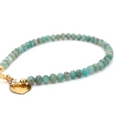 Amazoniet armbind