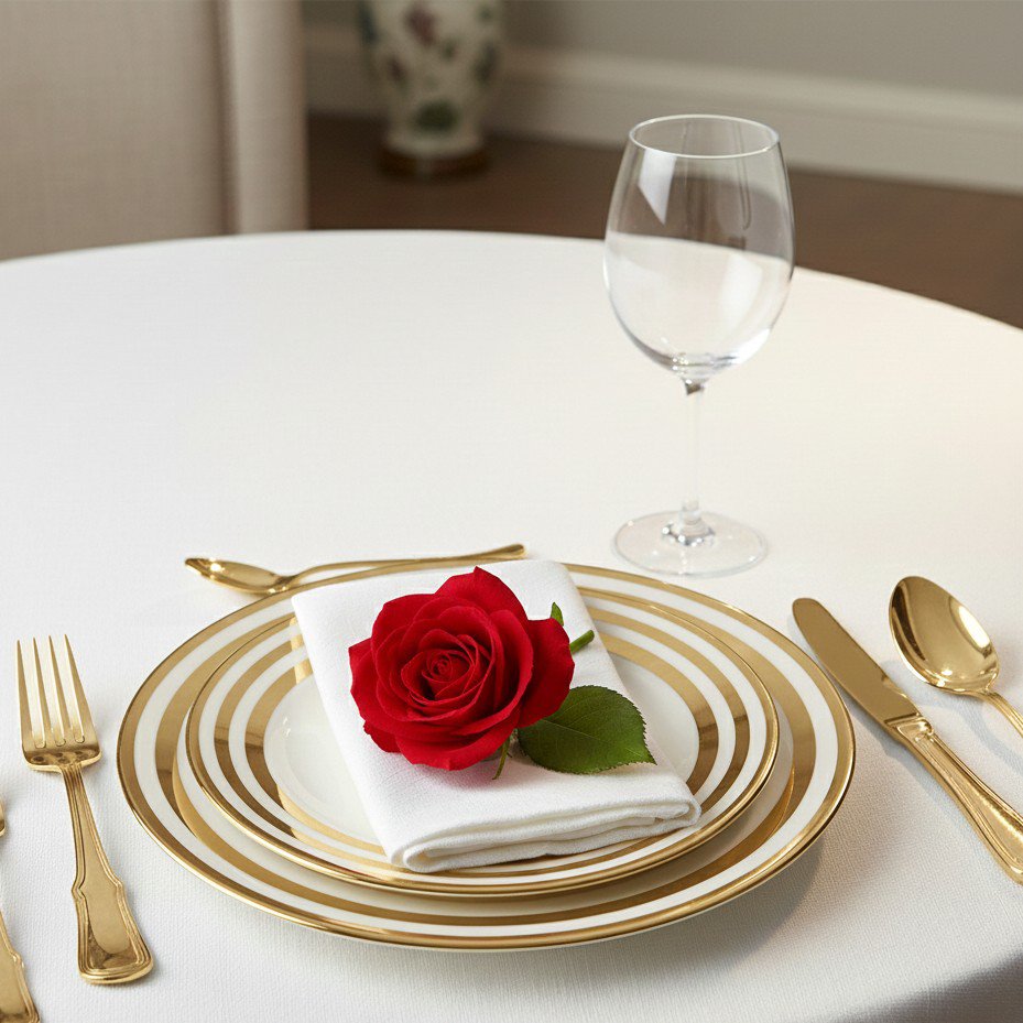 Assiette plaat drievoudige filet of 27 cm