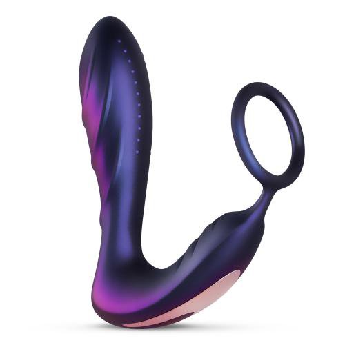 Hueman - Black Hole Anal Vibrator Med Cock Ring
