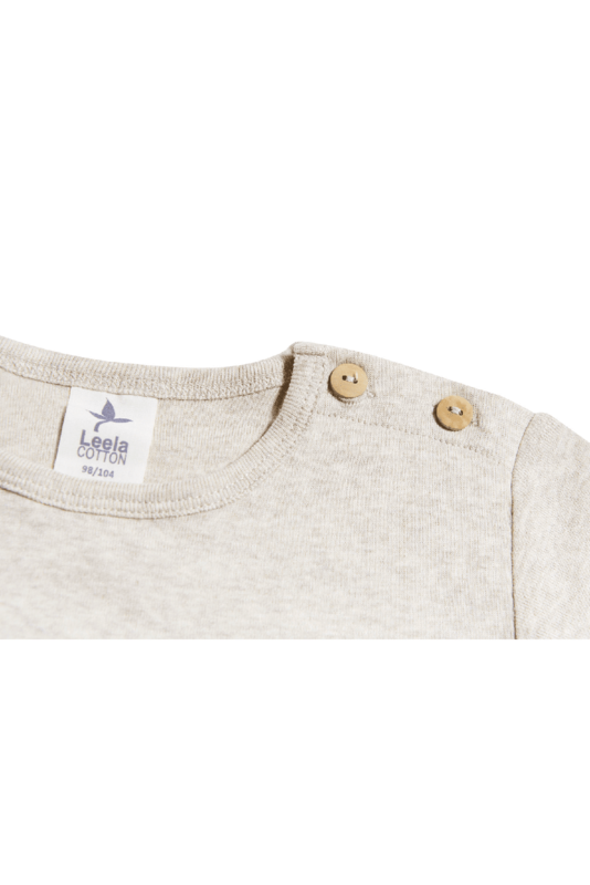 2247| Maglietta Kinder Basic Kurzarm - Beige