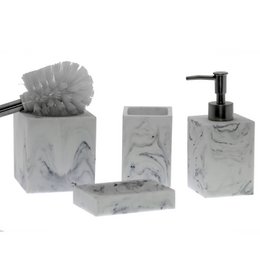 UCHWYT ŁAZIENKOWY Z MARMURU AKRYLOWEGO _9,5X9,5X40CM LL87171