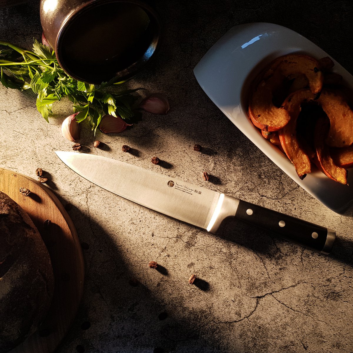 Coltello da cuoco IZUMI ICHIAGO "Coltelli da chef professionali" in acciaio inossidabile giapponese ad alto tenore di carbonio