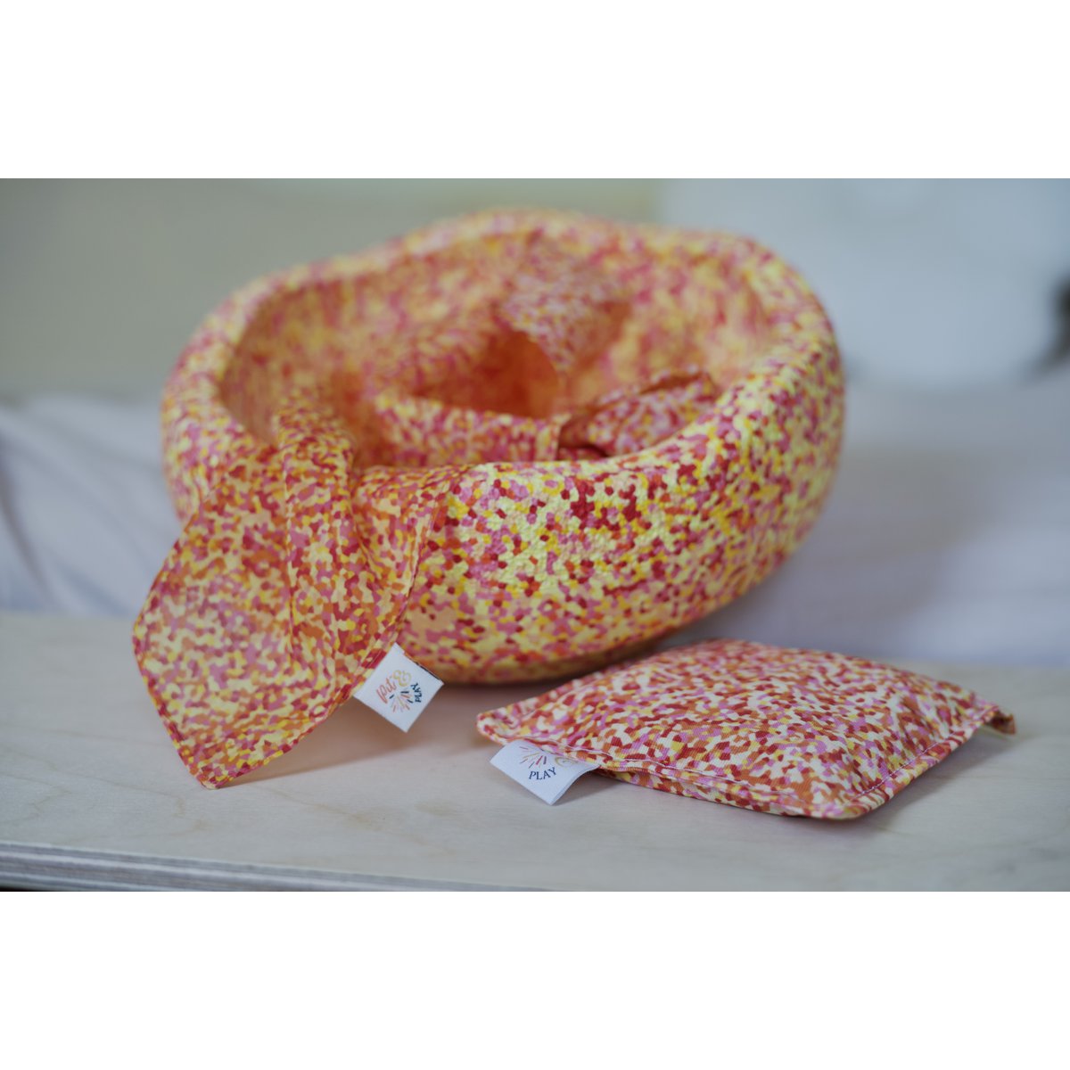 Super varm sensorisk beanbag, sensorisk pittenzakje, sensorisk kirsebærsten puder
