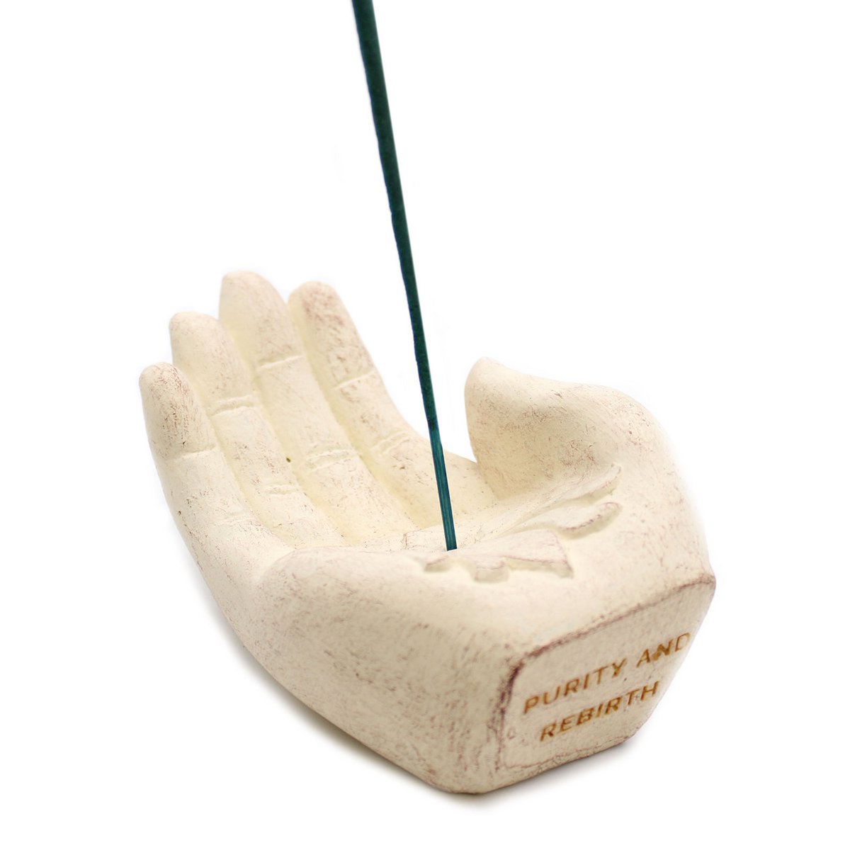 Hand Wierookbrander - Lotus (wit)