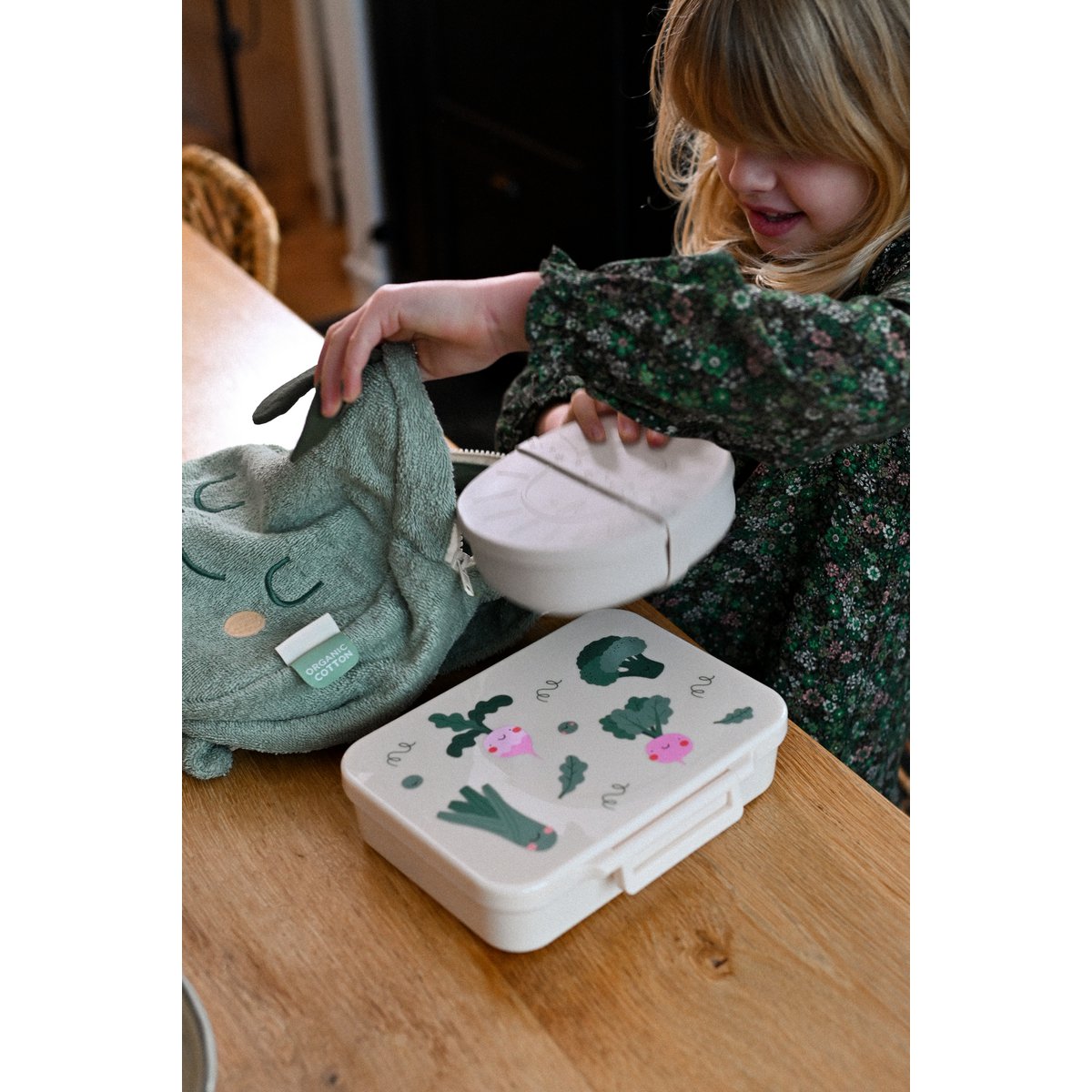 Tritan Bento Lunchbox voor Kids Veggie Pals