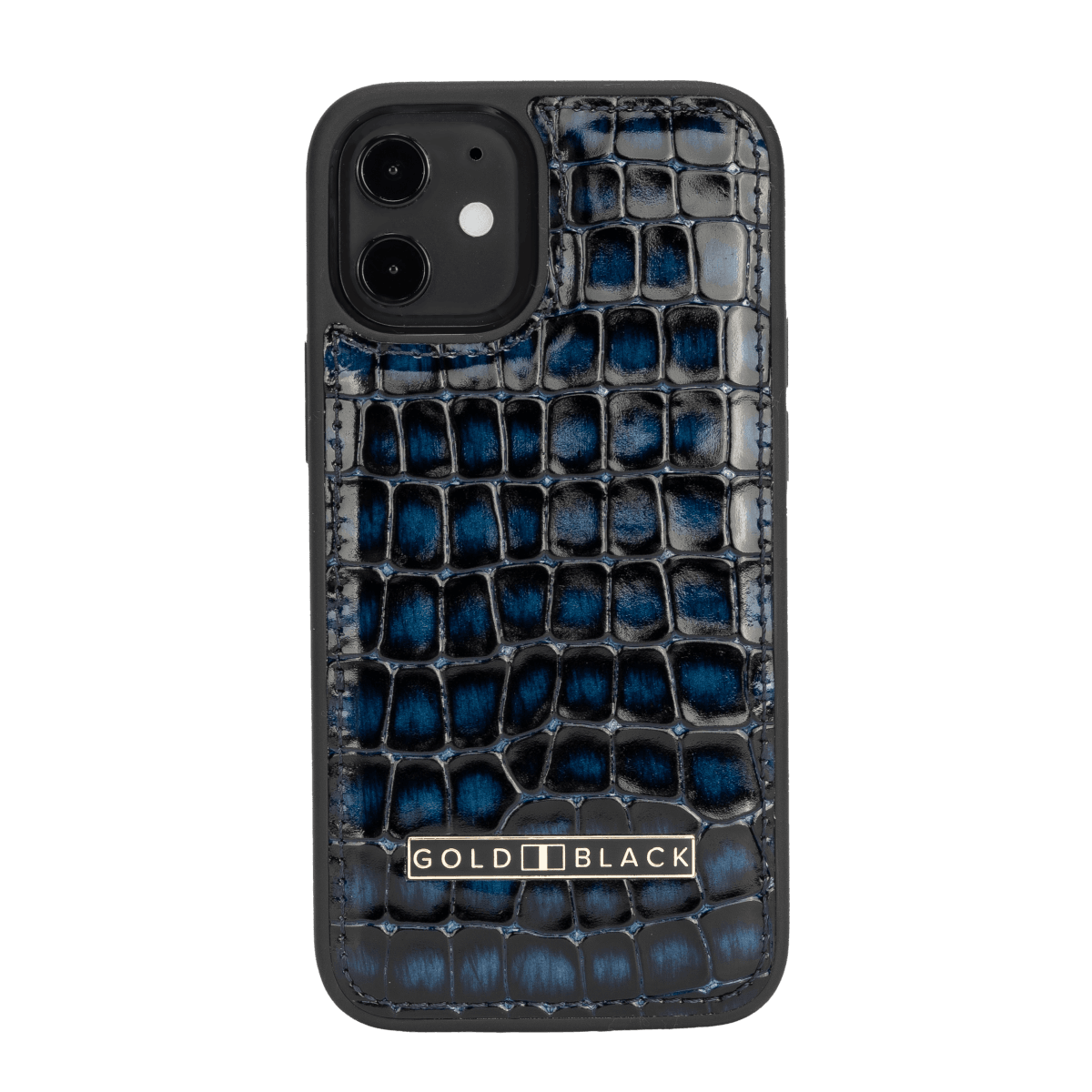 iPhone 12 mini leren hoes Milano blauw