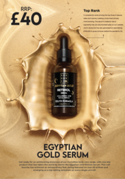 Suero facial con retinol antienvejecimiento de oro egipcio (50 ml)