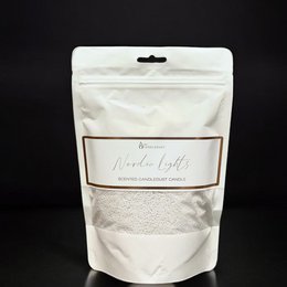 A refill kit for Nordic Lights scented candles, containing 330g of wax. The candle wax is made from natural ingredients and is designed to be used with the Nordic Lights candle holders.