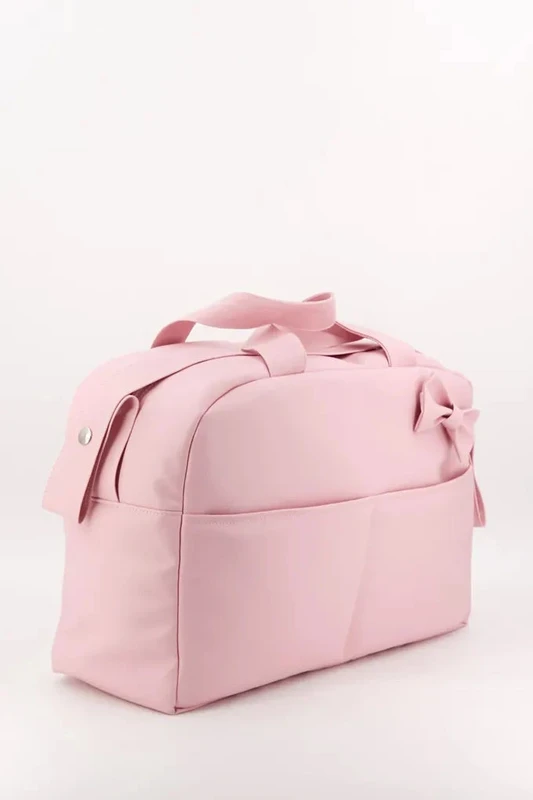 Sac de maternité pour bébé avec nœud, couleur rose