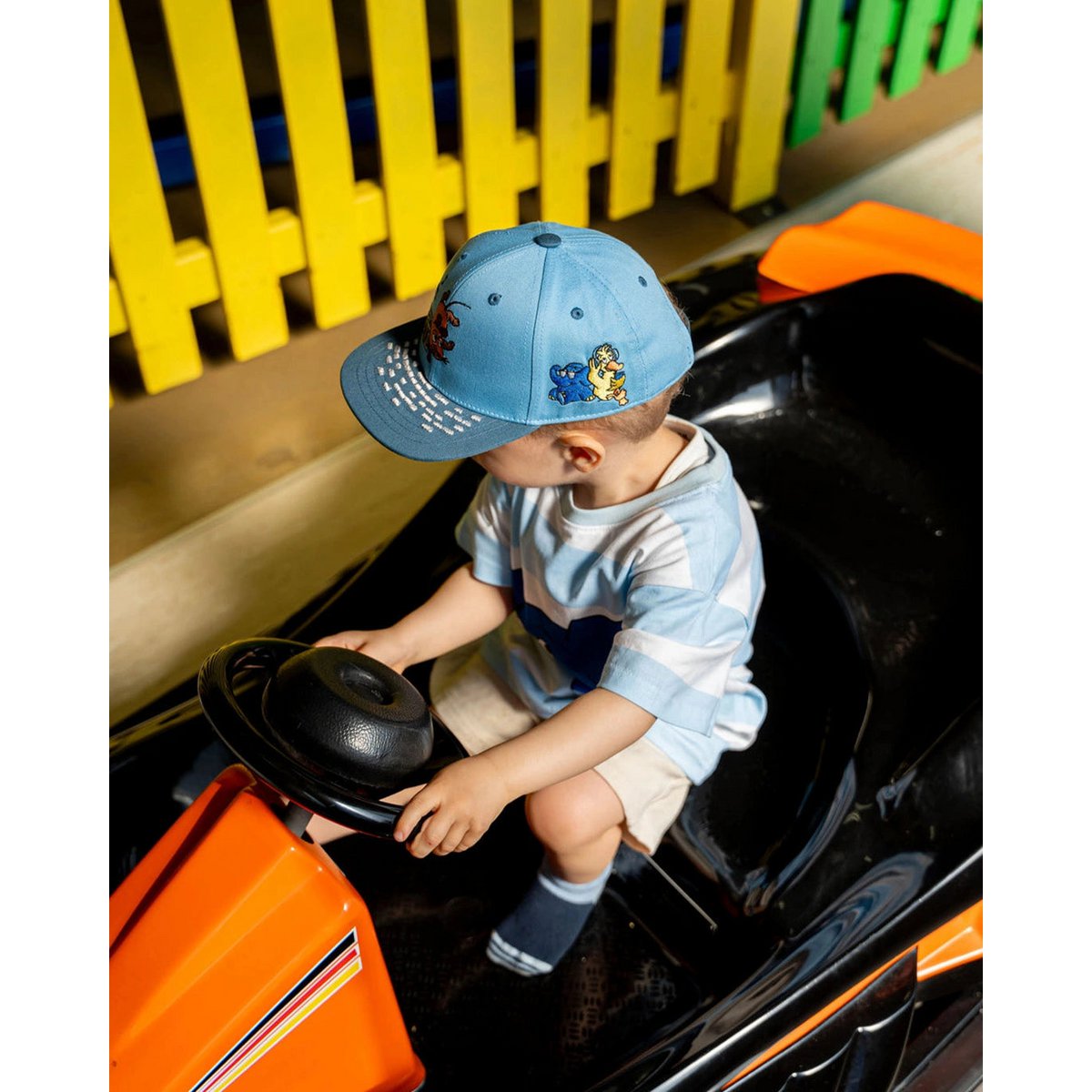 koaa – Maus, Elefant & Ente “Boombox” – Snapback blauw/grijs