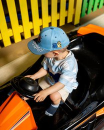 koaa – Maus, Elefant & Ente “Boombox” – Snapback blauw/grijs