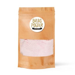  Sensory effervescent powder in pink color, 200 grams, for use in sensory toys.