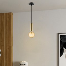Home Sweet Home hanging lamp bronze Saga - G180 - dimmable E27 amber