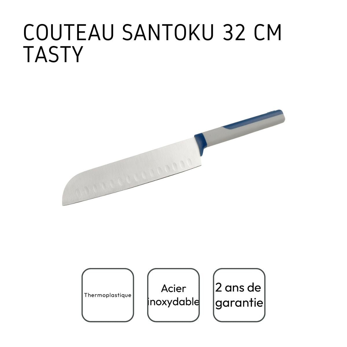 Duży nóż Santoku 32 cm Tasty Core