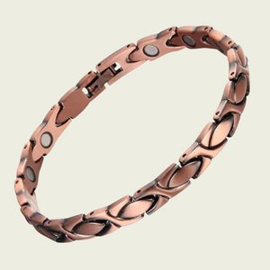 Luxe gezondheidsarmband magnetisch koper (lang) – 0,7 cm