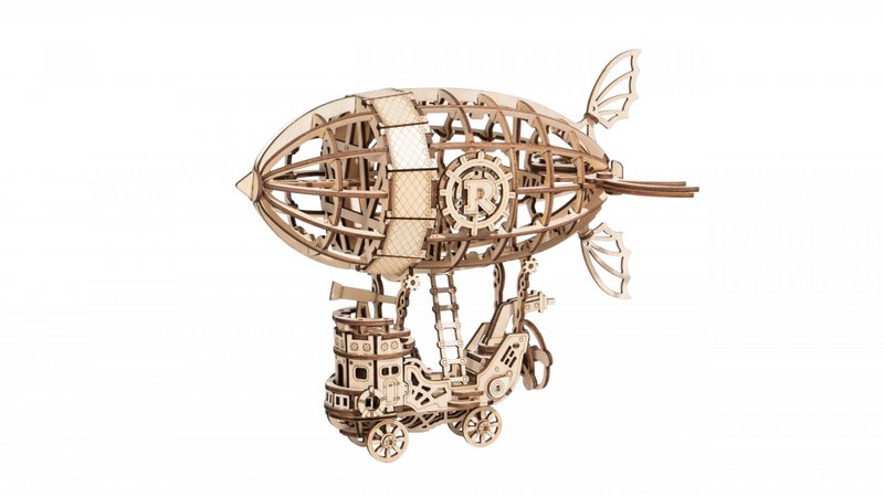 Robotime, 3D wooden puzzle Airship, TG407, 18x12.5x16.5cm