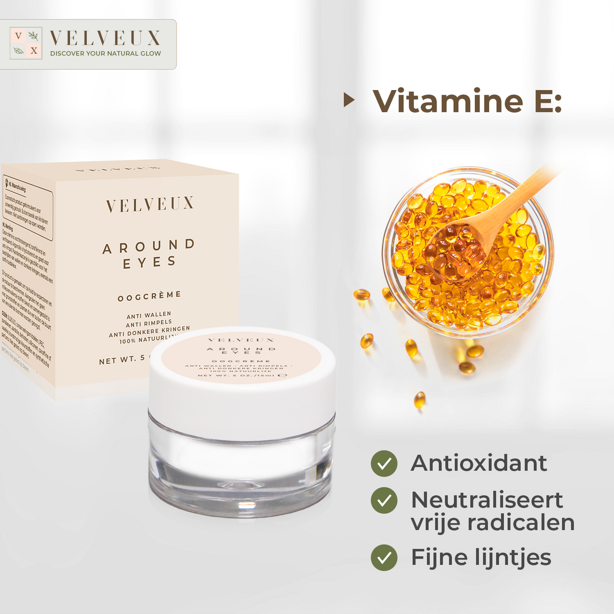 Crème pour les yeux 15ML - 100% Naturel