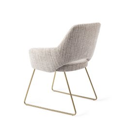 Jesper Home Yanai Dining Chair Slide Gold