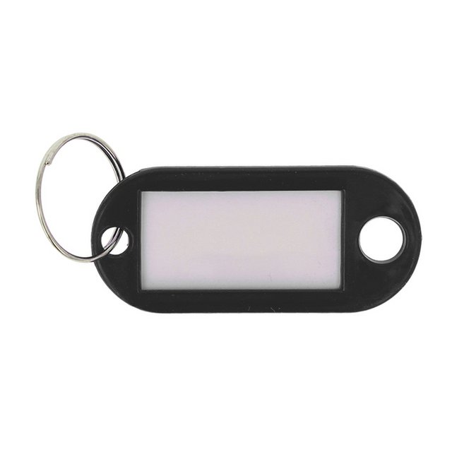 Llavero Westcott negro 100 uds. en caja. Con etiqueta intercambiable.
