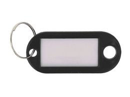 Portachiavi Westcott nero 100 pz. nella scatola. Con etichetta intercambiabile.