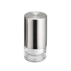 Salt shaker stainless steel / acrylic