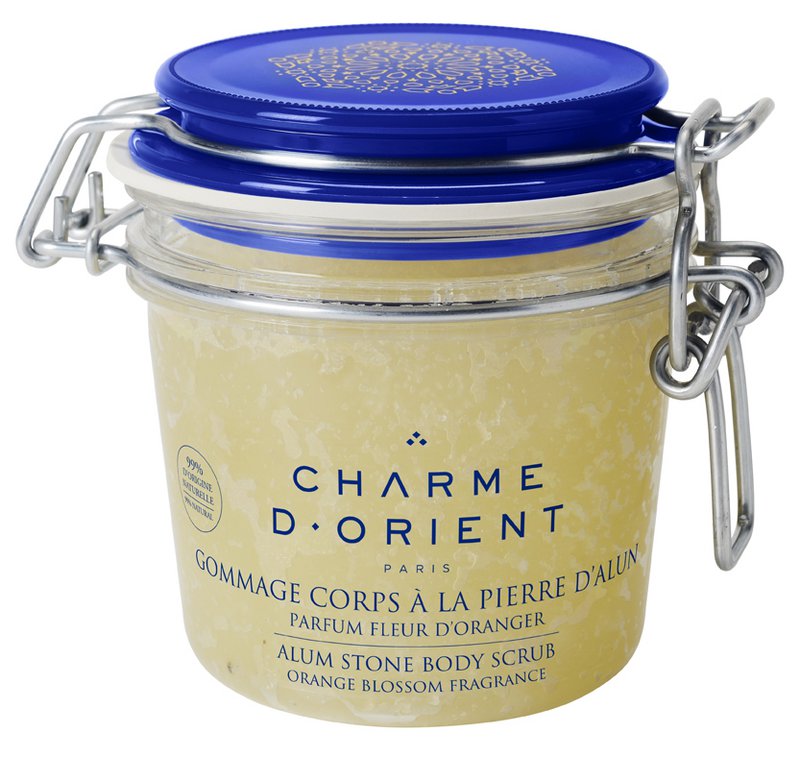 Alum stone scrub