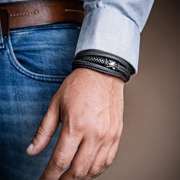Læderarmbånd "Flake"