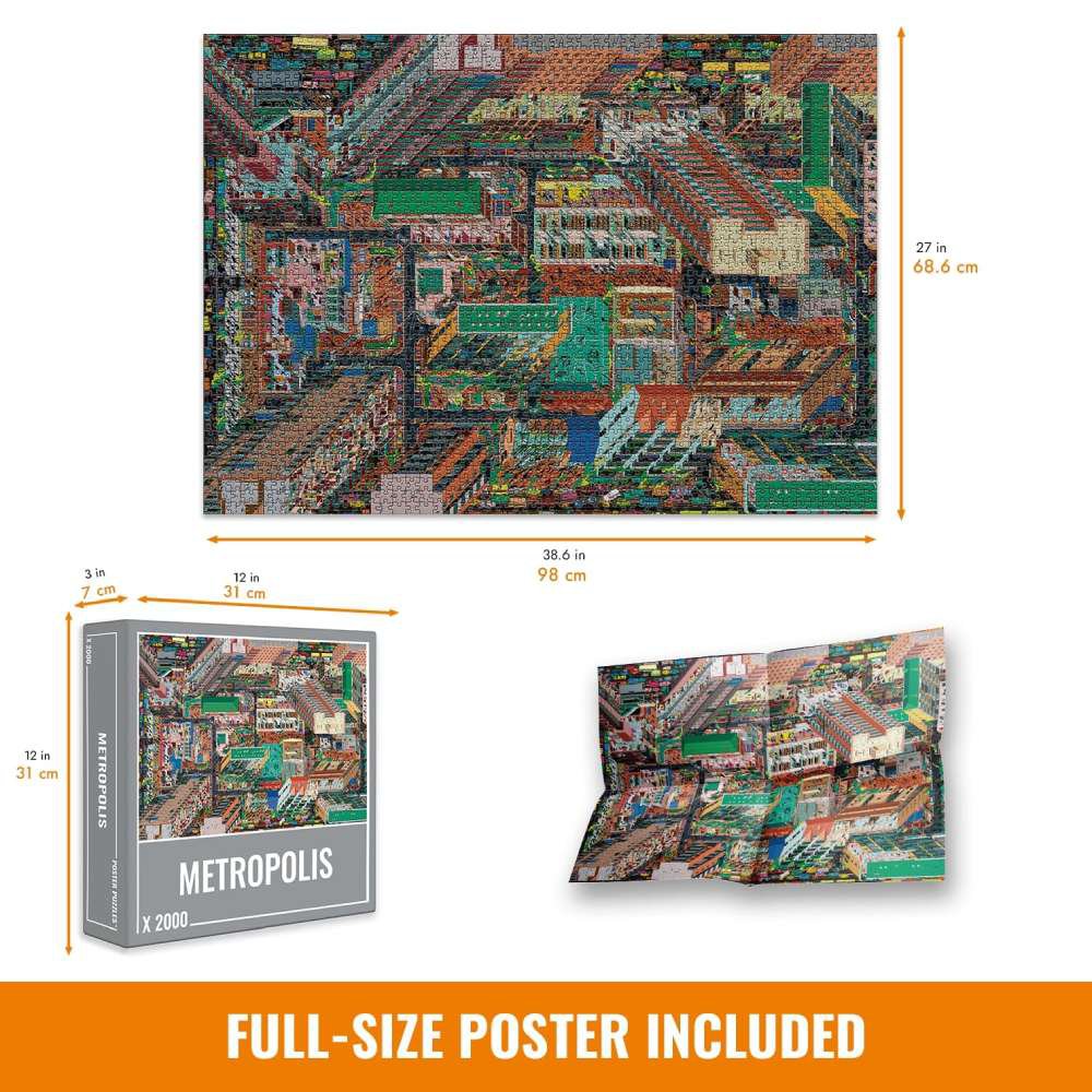 Metropolis Jigsaw Puzzle (2000 brikker)