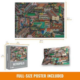 Metropolis Jigsaw Puzzle (2000 pieces)