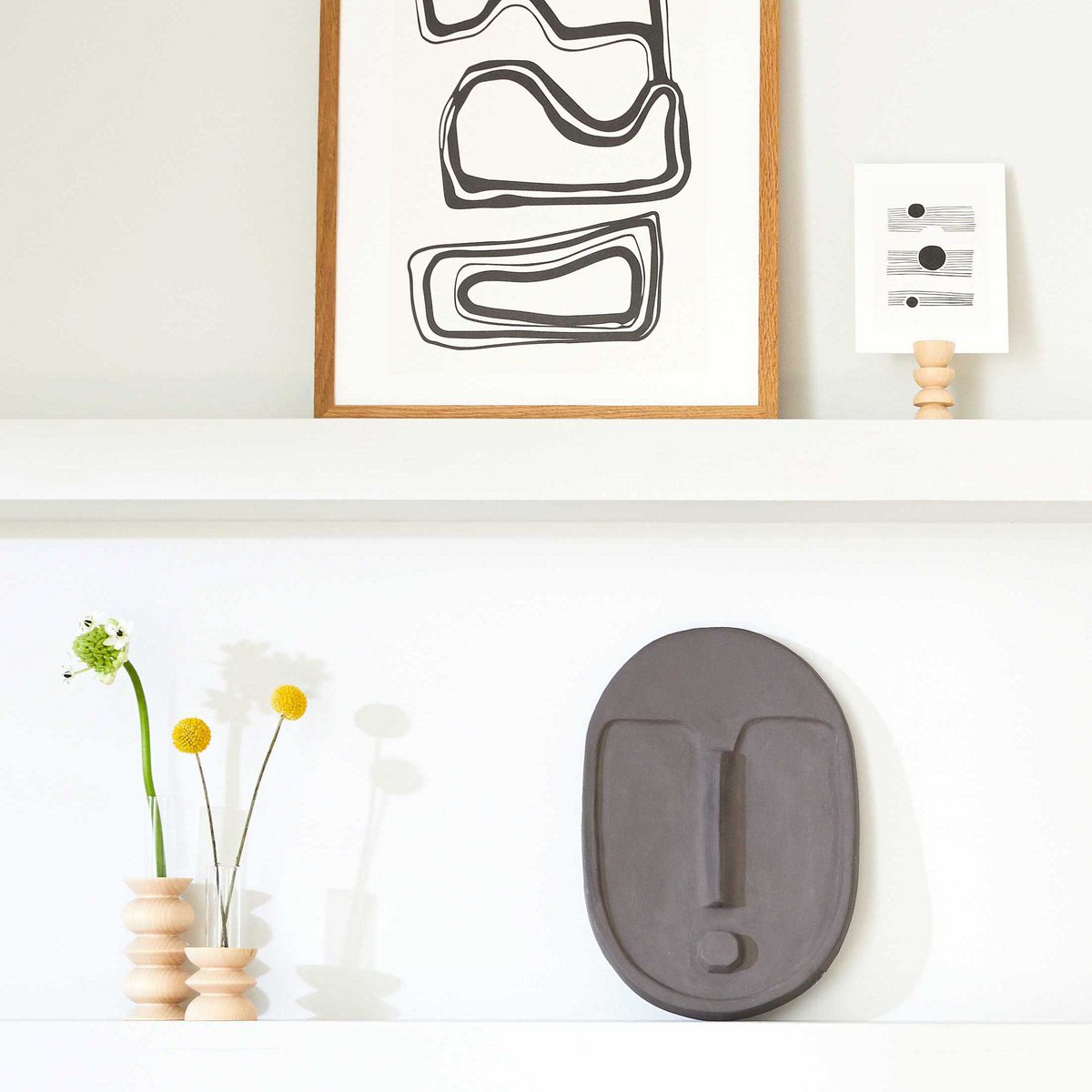 Totem Holzvase - Mittel Nº 5